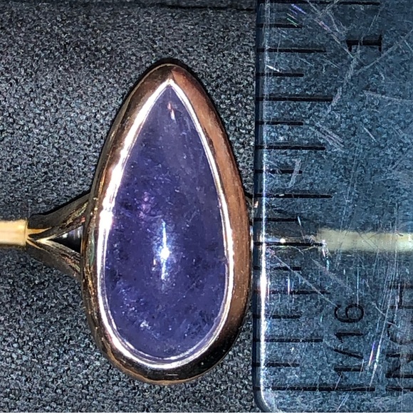 Jewelry - Sterling silver and genuine Tanzanite ring. Size 8